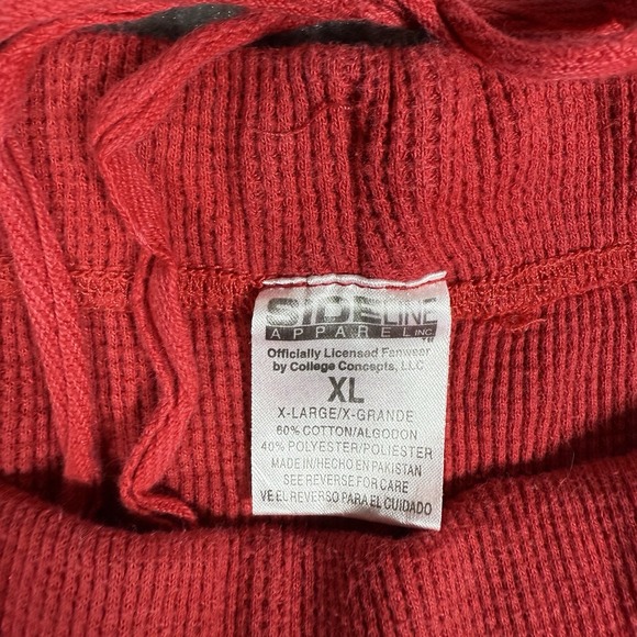 Roll Tide Waffle Knit Lounge Pants Men's‎ XL Red Pull On Alabama - Picture 3 of 9